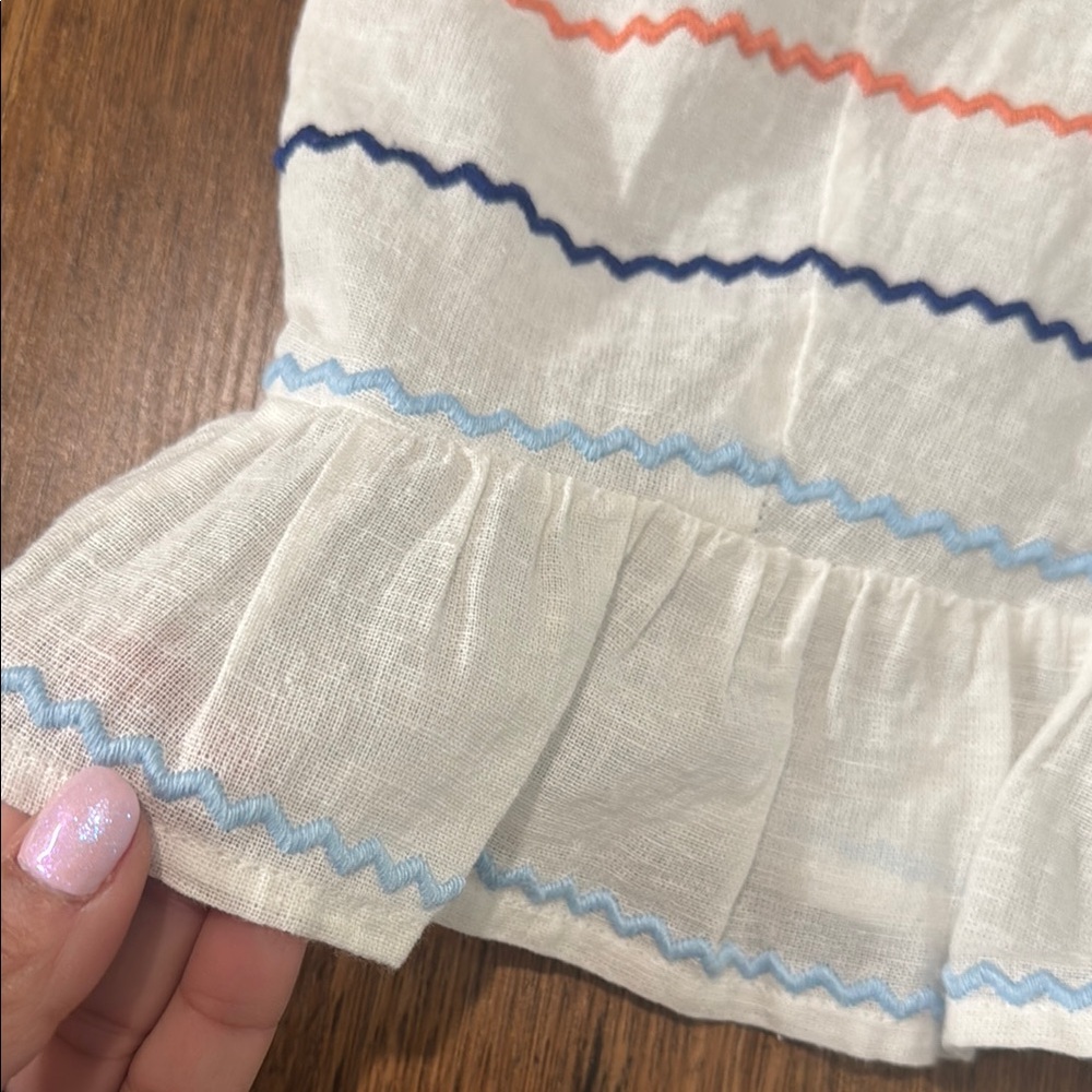 Striped Ruffle Hem Tank Top - Picture 5 of 5